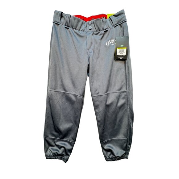 Rawlings Womens Launch Fastpitch Softball Pants Size M Black Low Rise Sports NWT - Picture 2 of 9